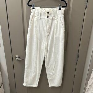 Zara Off-White Trousers
